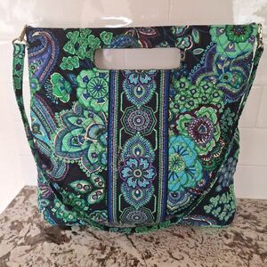 Vera Bradley Quilted Retired Square Tote‎ Bag Women's Blue Rhapsody